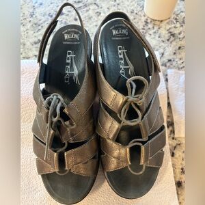 Women’s Dansko Janet sling back clog leather sandal sz 40 9.5 10 comfort ortho